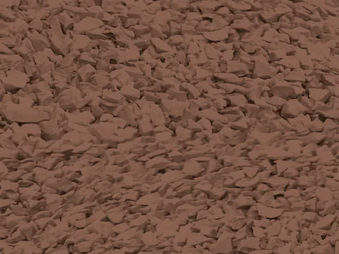Brown EPDM rubber surfacing granules
