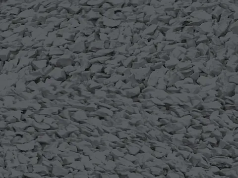 Iron Grey EPDM rubber surfacing granules