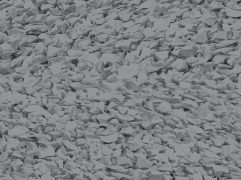 Medium Grey EPDM rubber surfacing granules