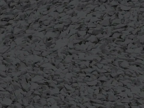 Recycled black EPDM rubber surfacing granules