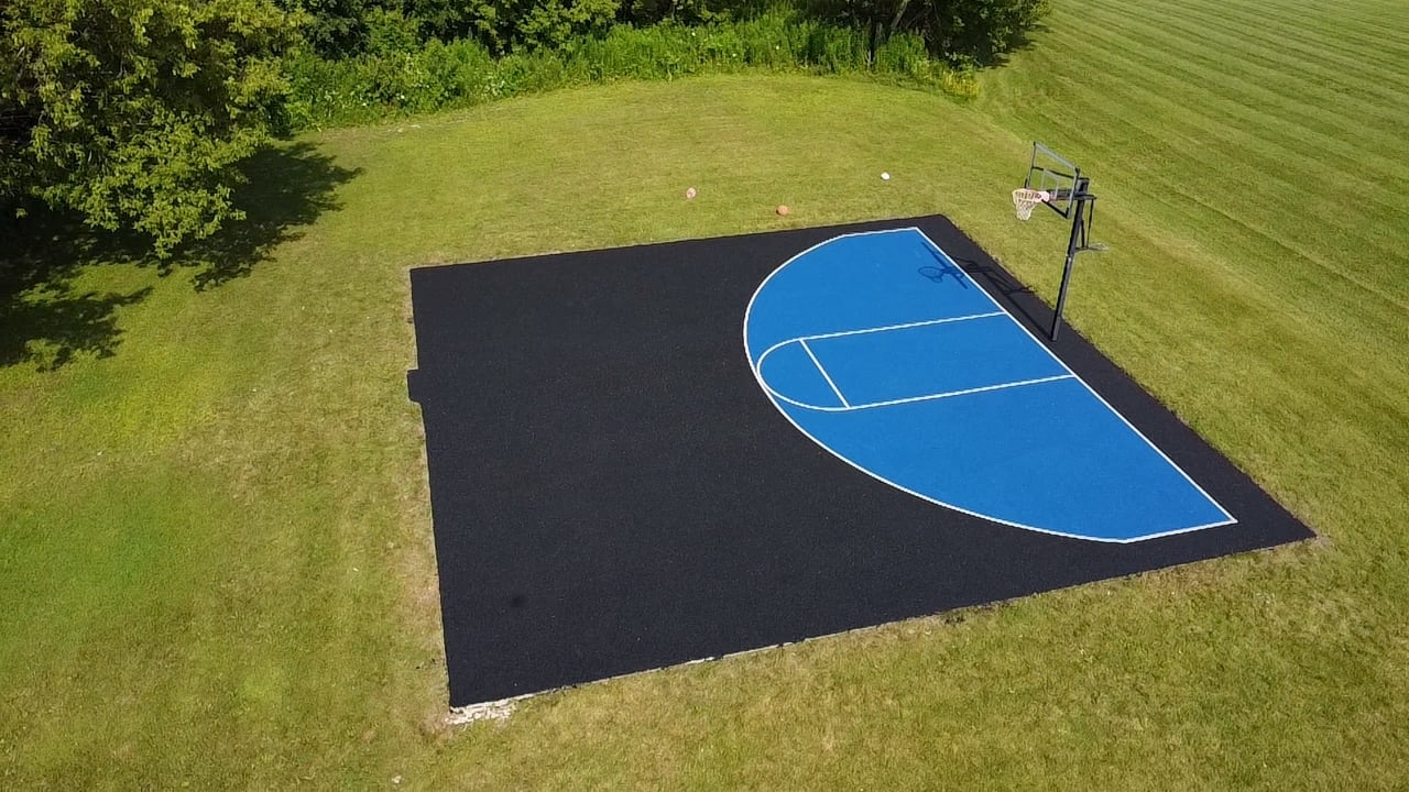 Rubberscape basketball sport court
