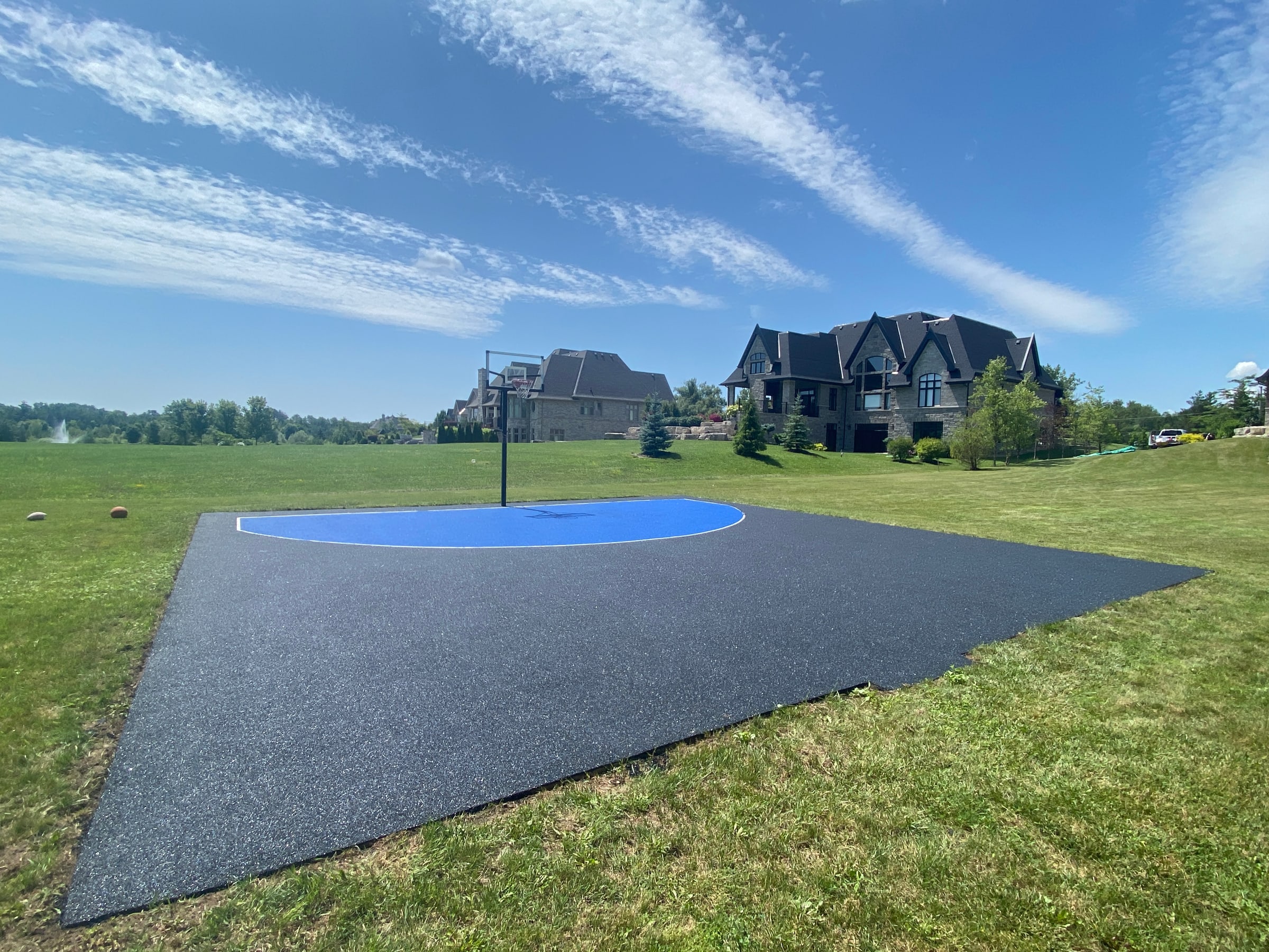 Residential sport court surface