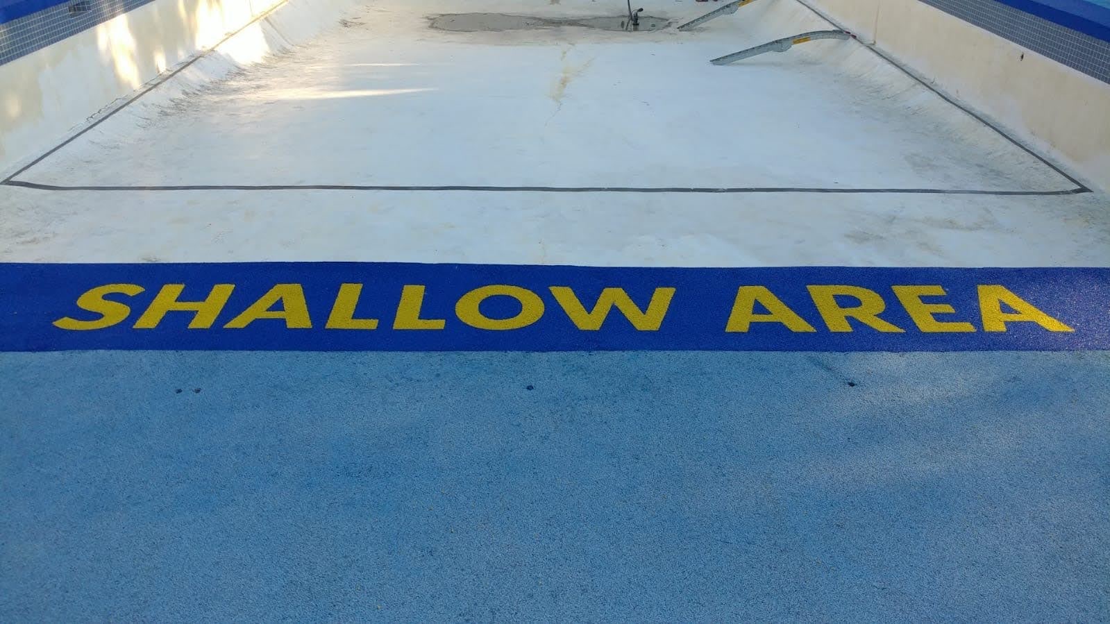 Campground pool deck rubber surfacing