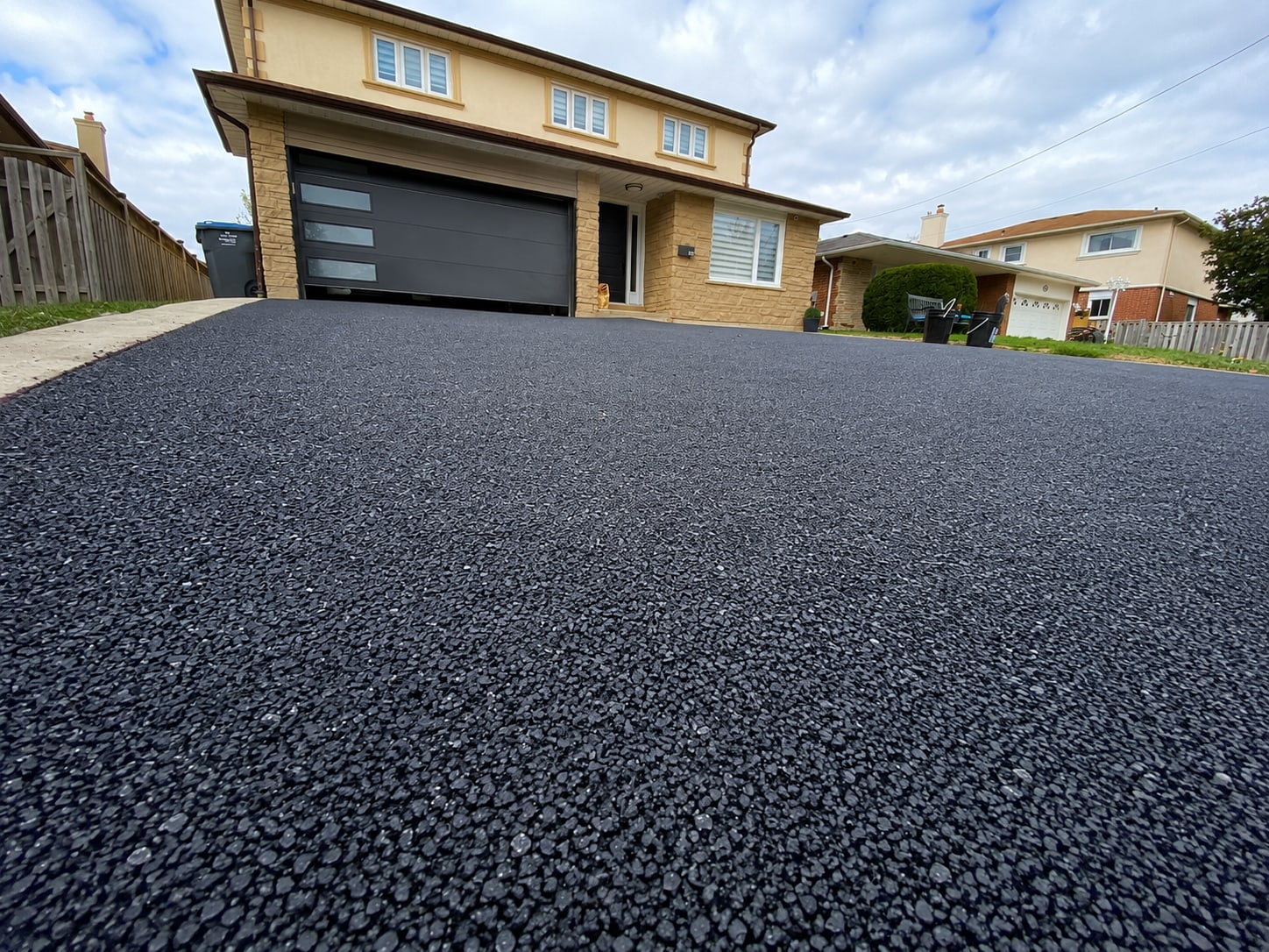 Rubberscape driveway rubber surface