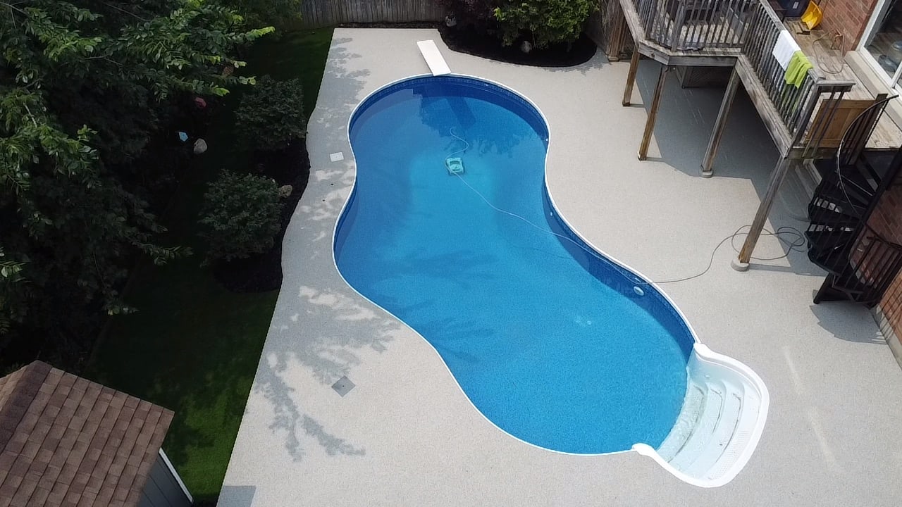 Rubberscape rubber pool deck surfacing