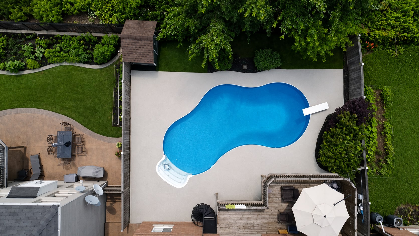 Rubberscape rubber surfacing pool deck