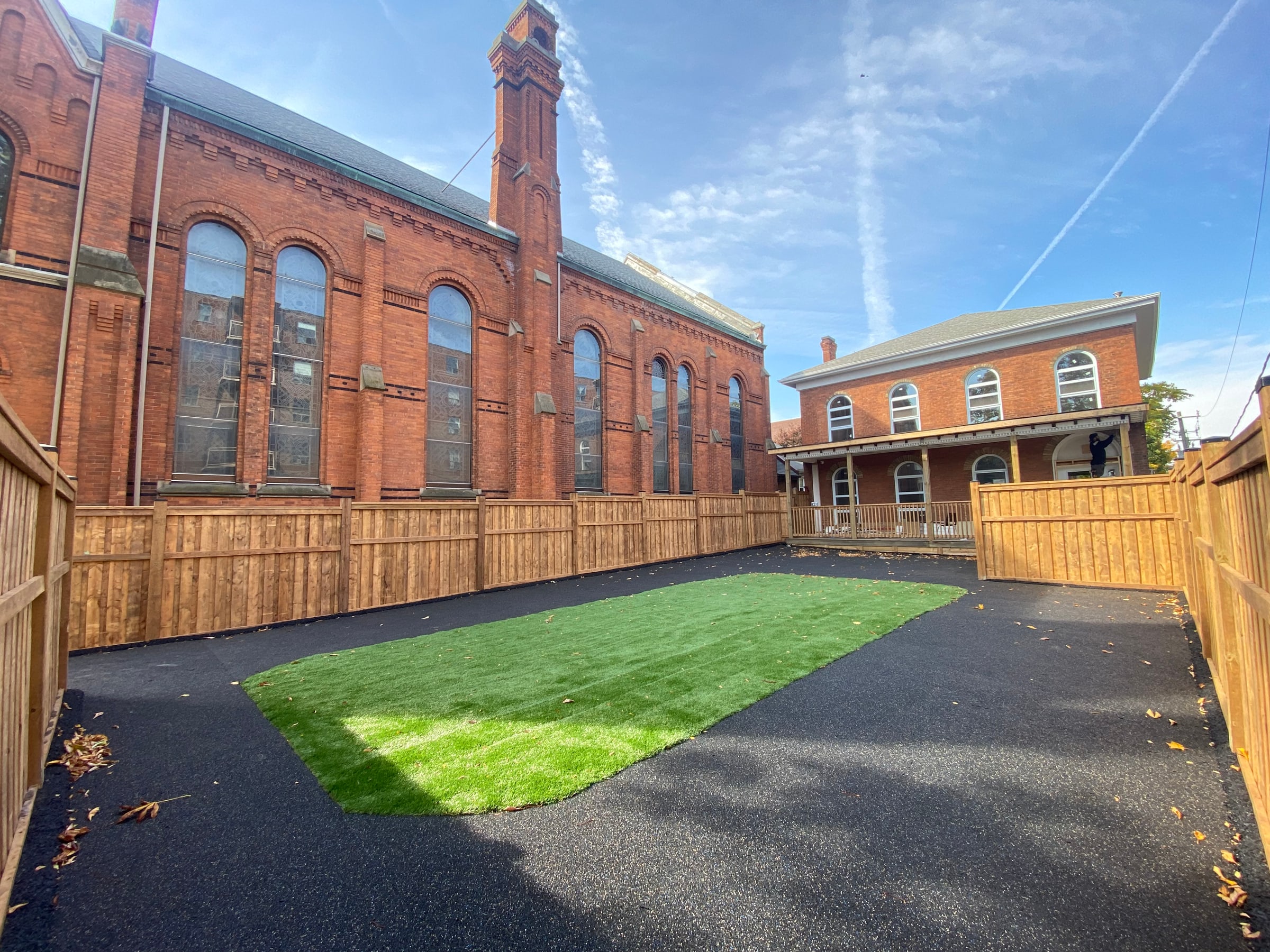 All season turf for daycare