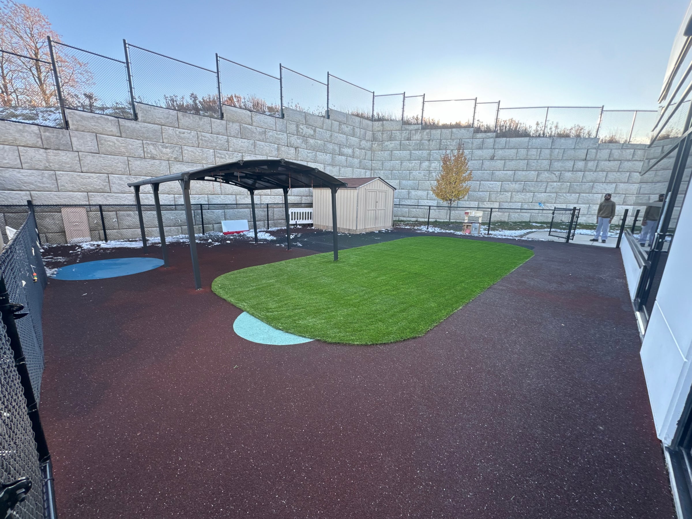 Rubberscape artificial turf playground