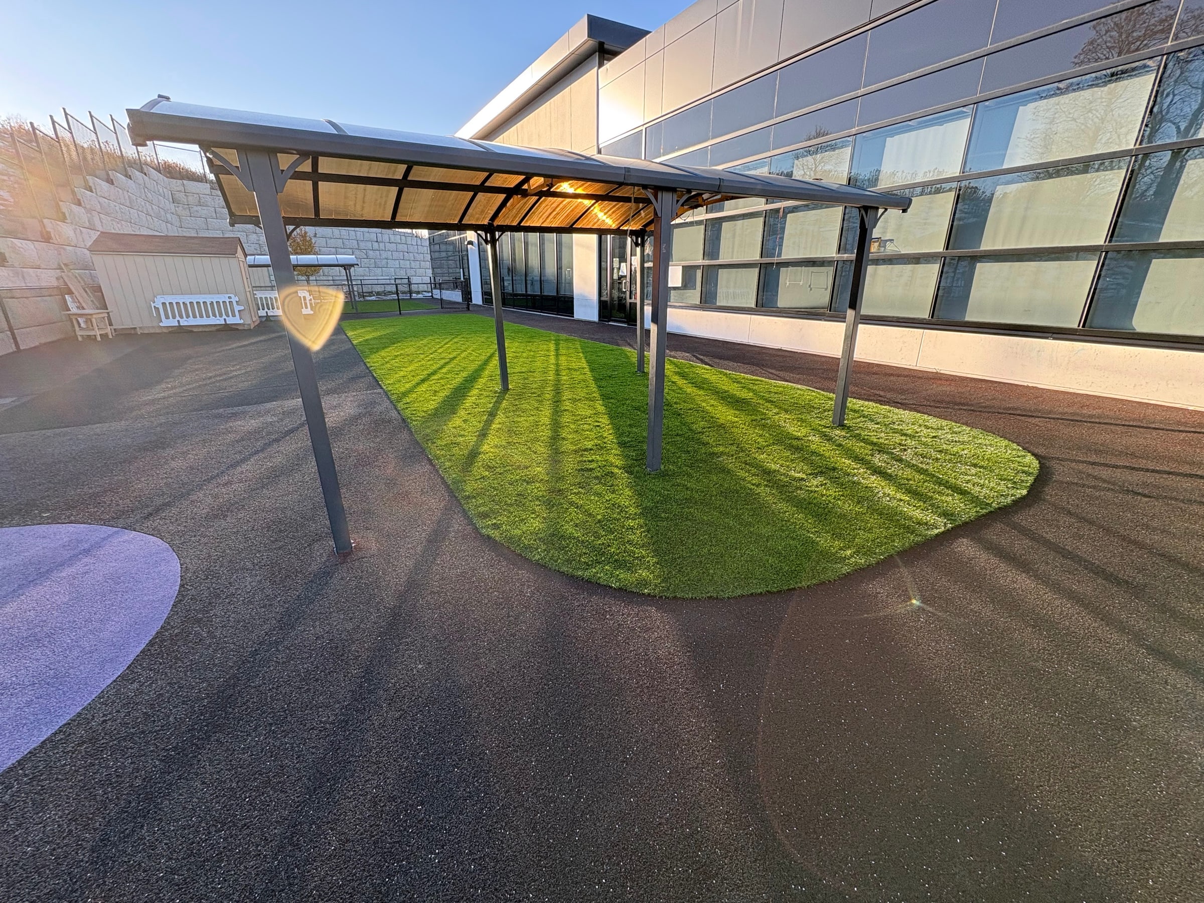 Daycare playspace artificial turf