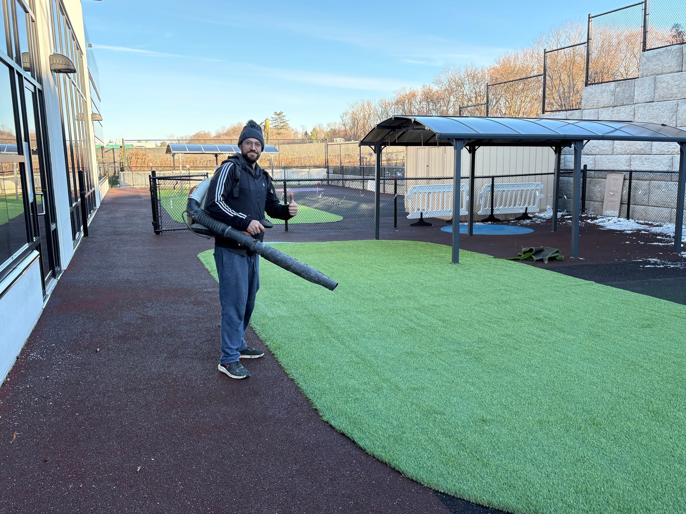 Turf clean up