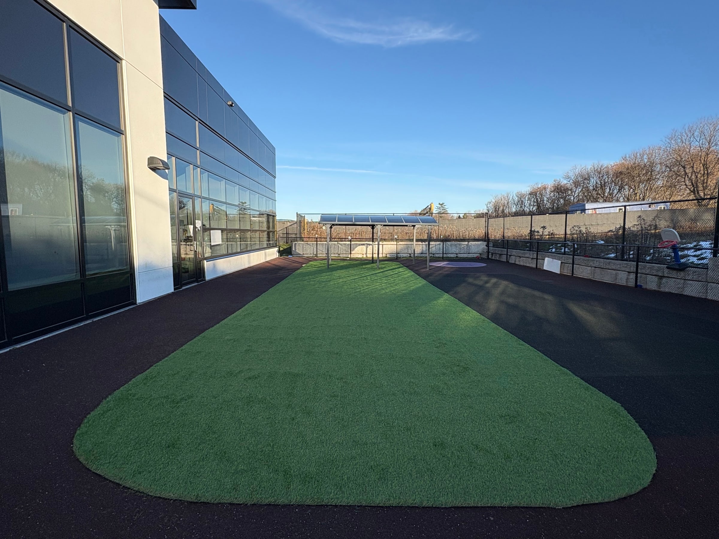 Turf play spaces for daycares