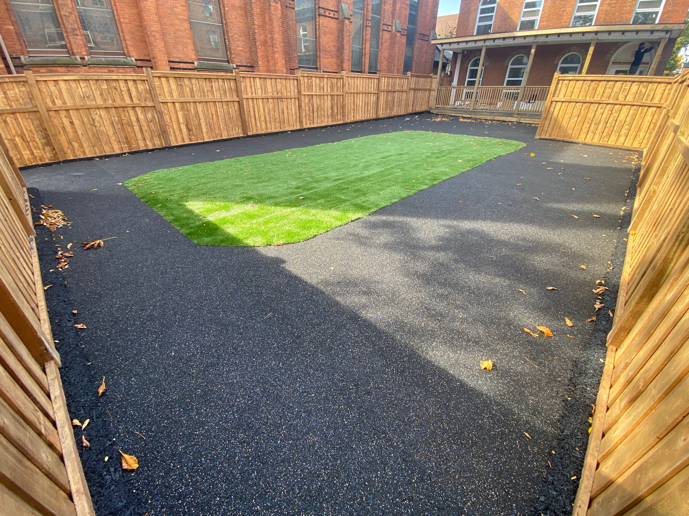 Turf playground