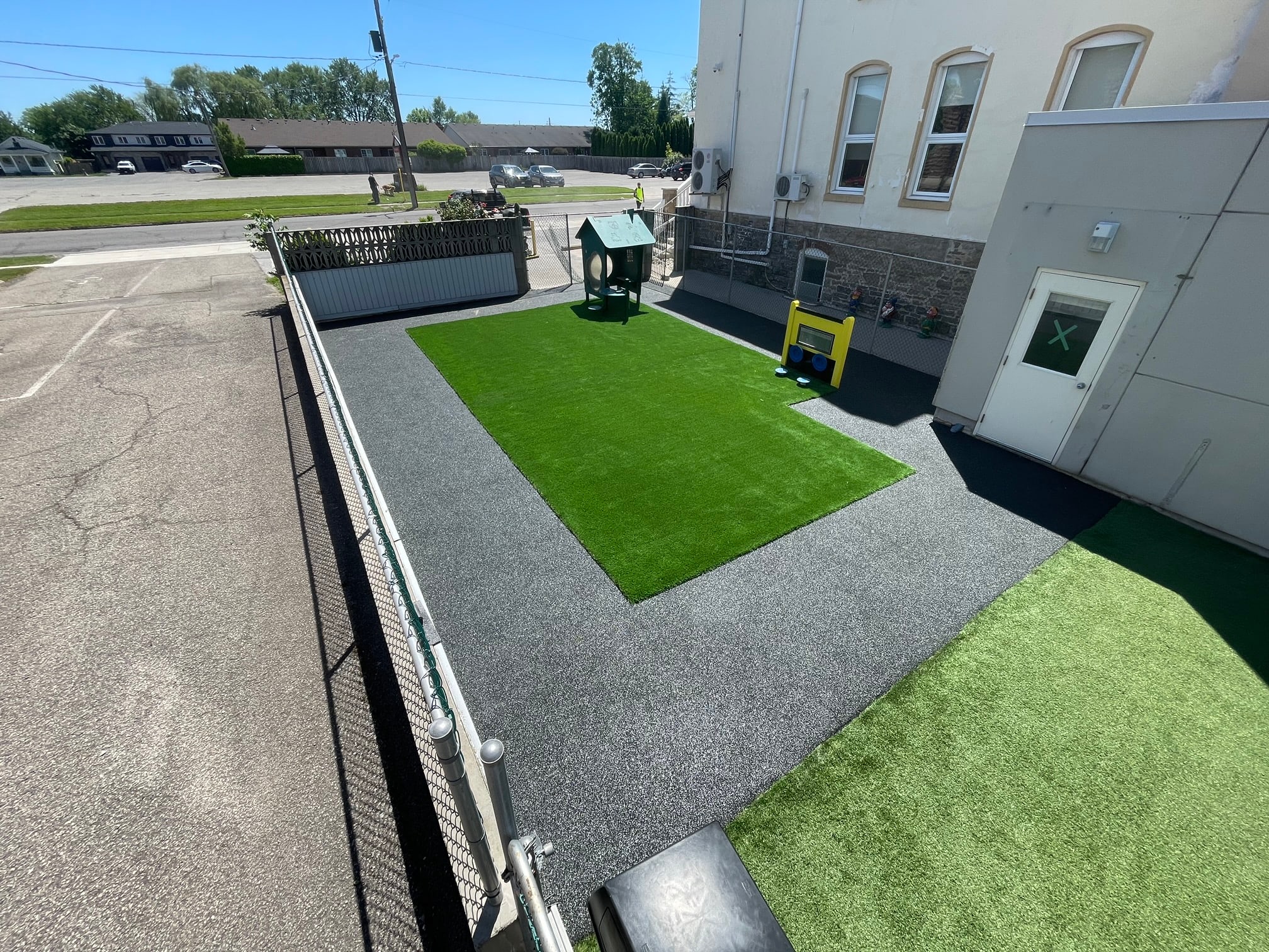 Turf playmat at a daycare