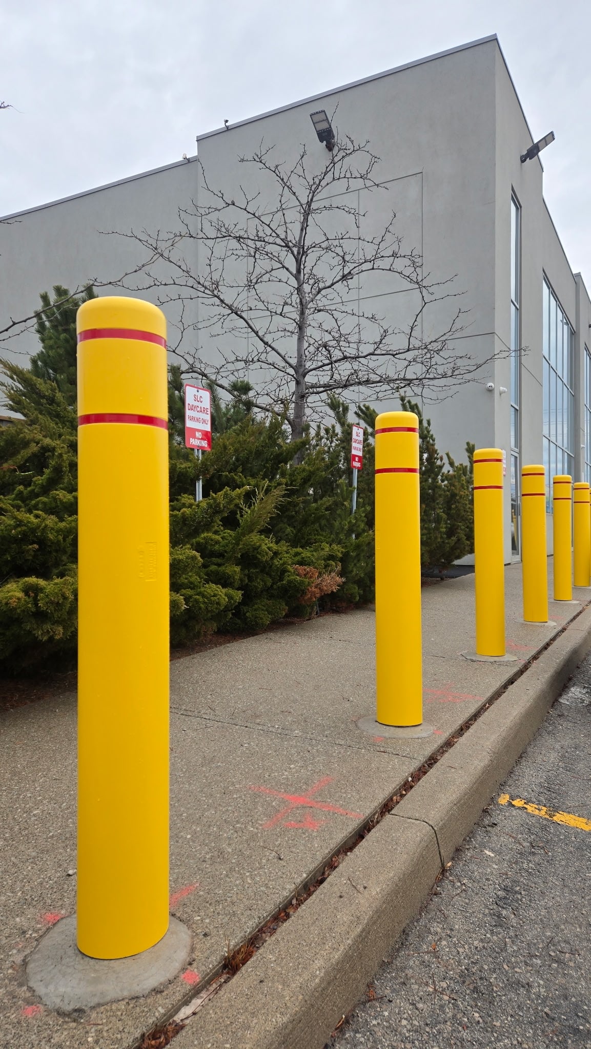 Safety bollards for daycares