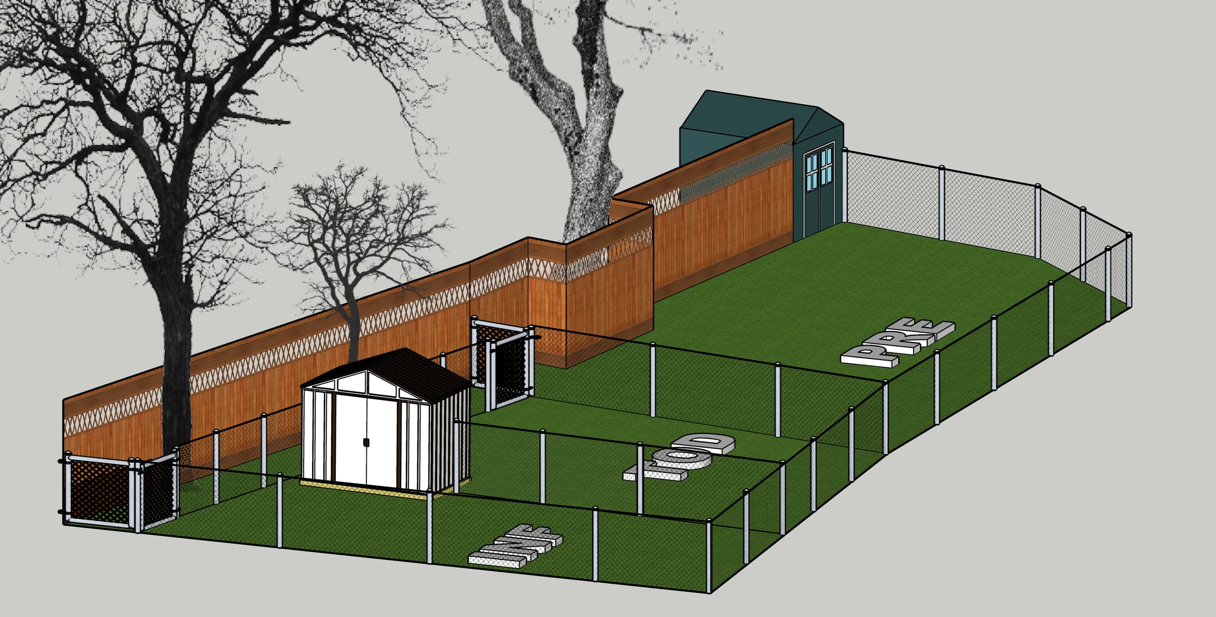 Playground design drawing