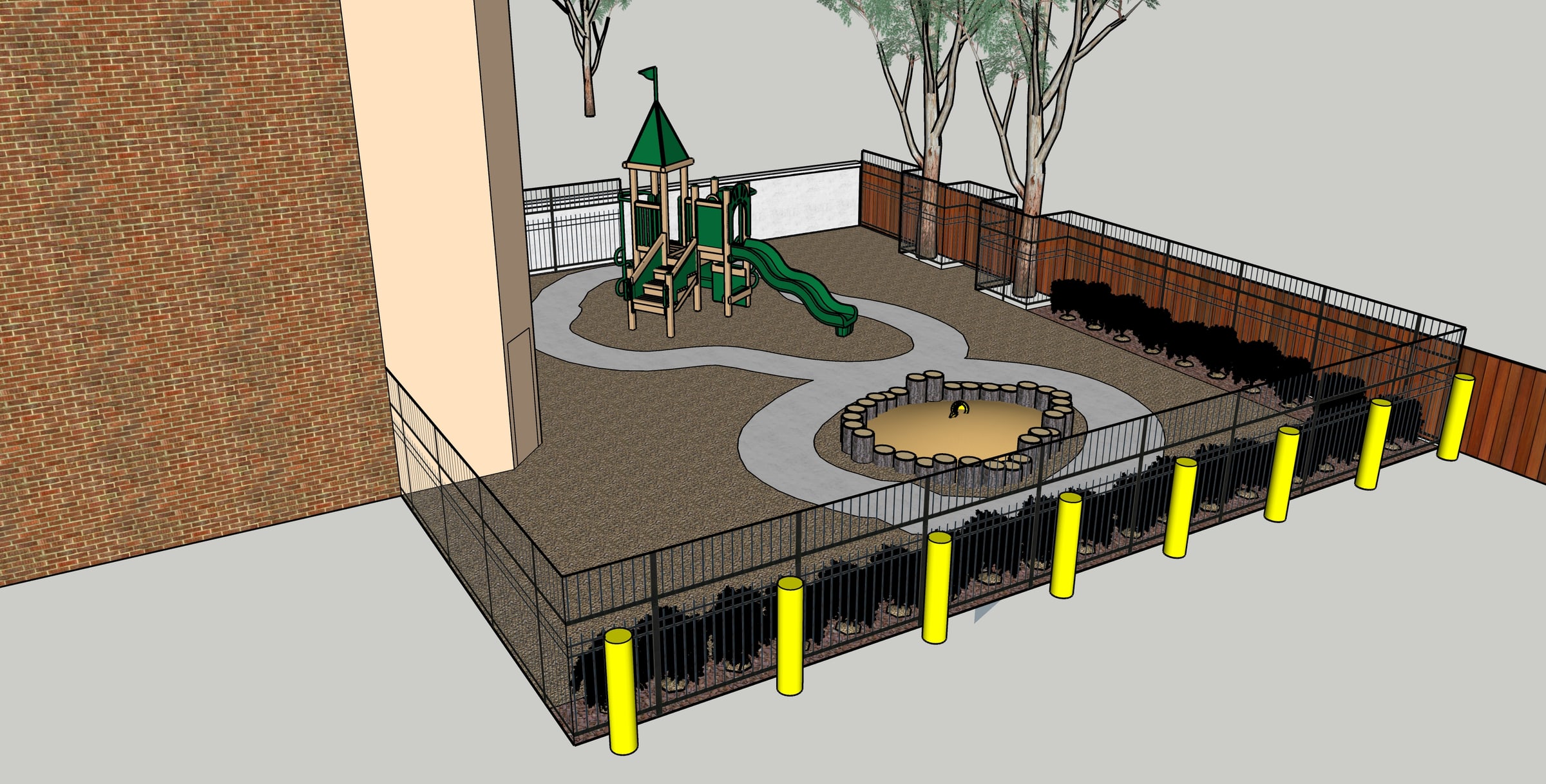 Playground mockup drawing