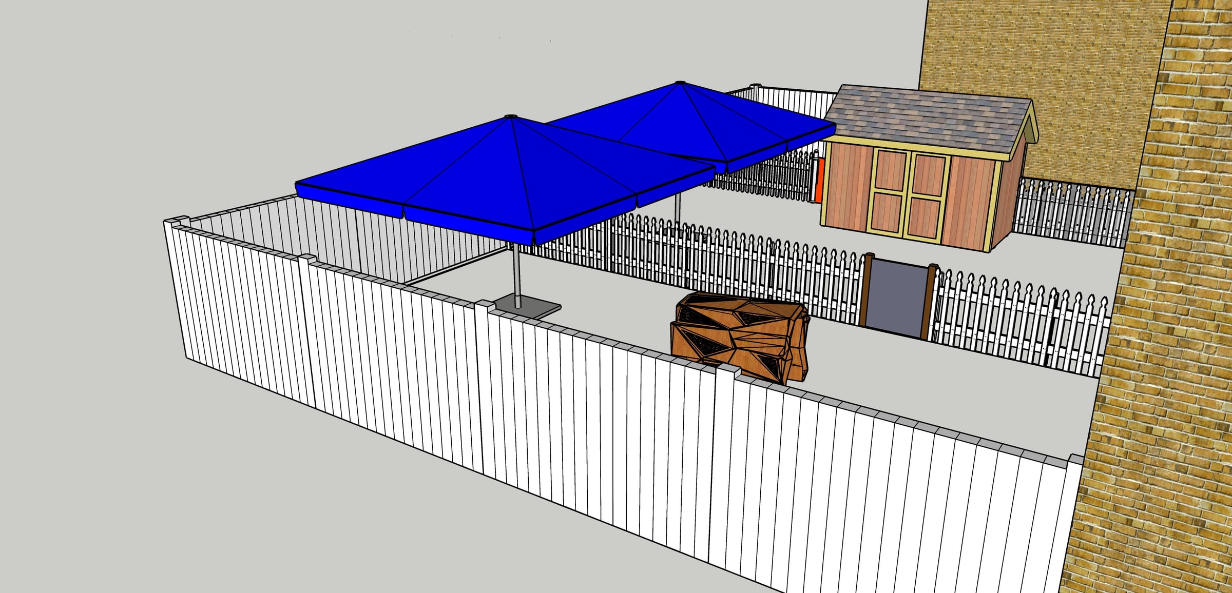 Rubberscape 3D design drawing