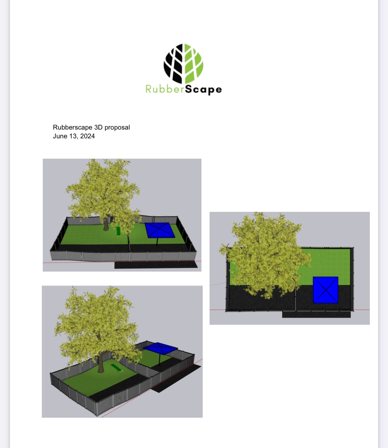 Rubberscape 3D drawing