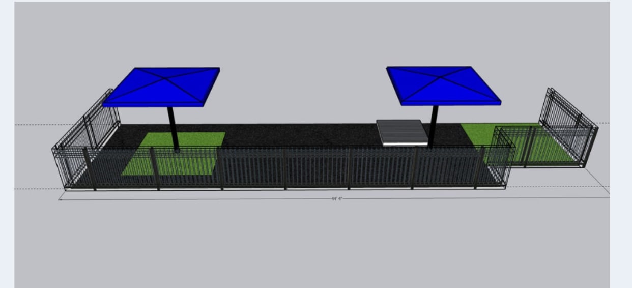 Rubberscape playground mock-up