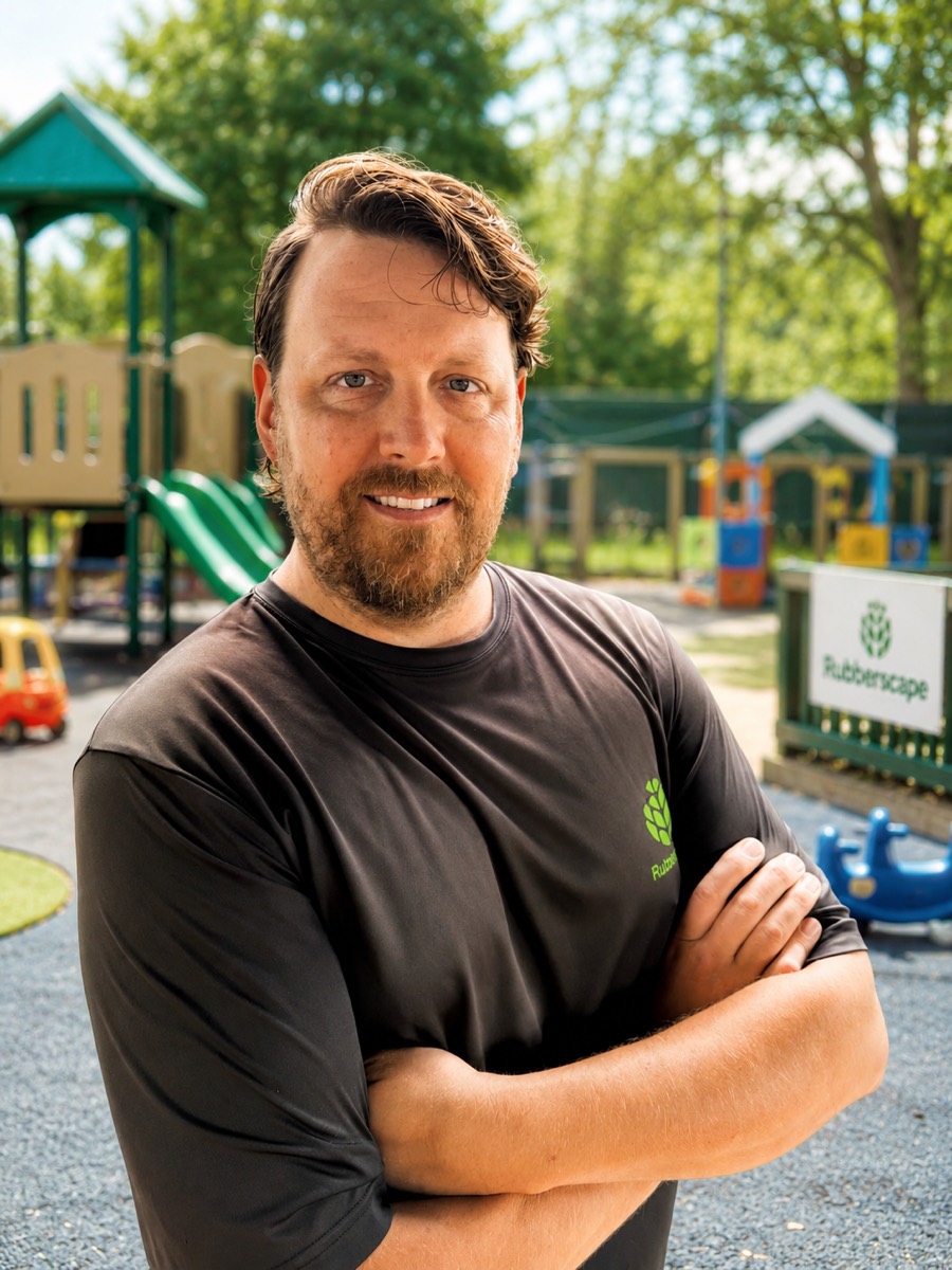 Rylan Atherley, founder of Rubberscape